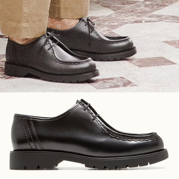Kleman NWOB Padror B2 Leather Black France Derby Lace EU 44 US 10.5 - Picture 1 of 11